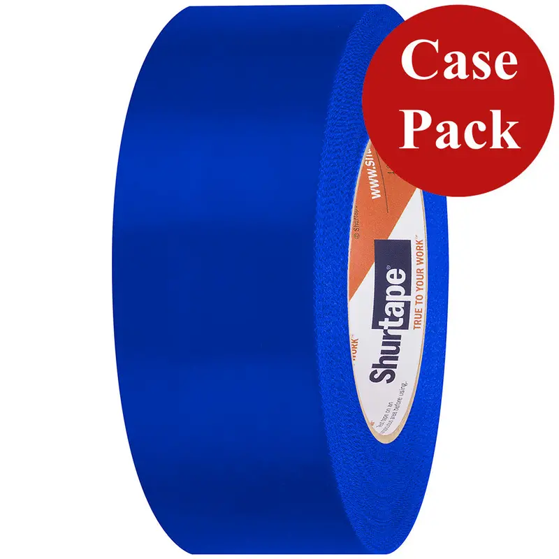 Shurtape Marine Heat Shrink Tape – Uv-Resistant Blue Tape, 48 Mm × 55 M, Serrated Edge, Case Of 24 Rolls [105732C] 1