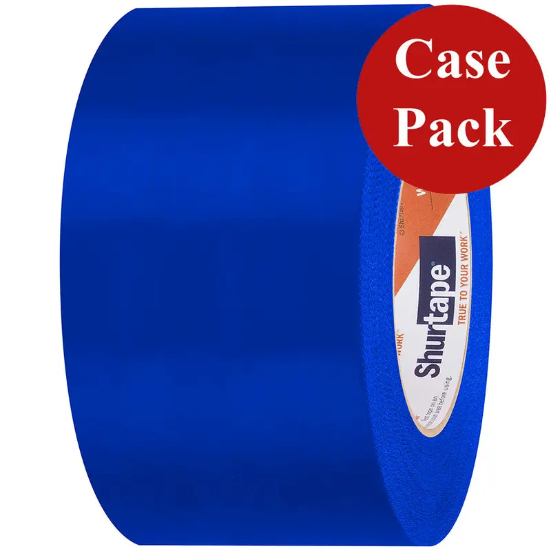 Shurtape Marine Heat Shrink Tape – Uv-Resistant Blue Tape, 72 Mm × 55 M, Serrated Edge, Case Of 16 Rolls [105742C] 1
