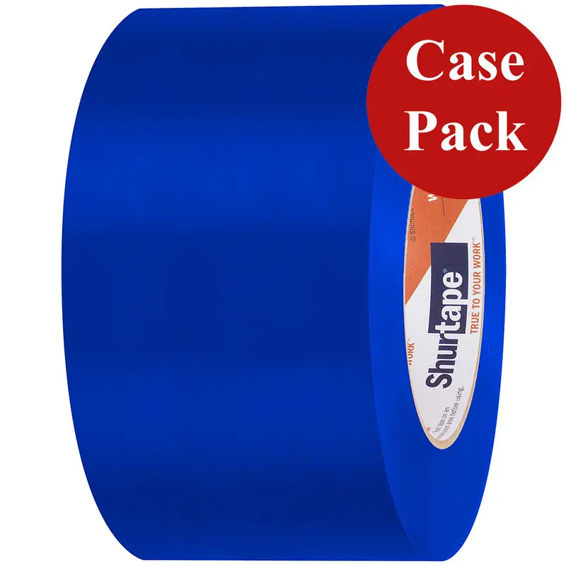 Shurtape Marine Heat Shrink Tape – Uv-Resistant Blue Tape, 72 Mm × 55 M, Straight Edge, Case Of 16 Rolls [105739C] 1