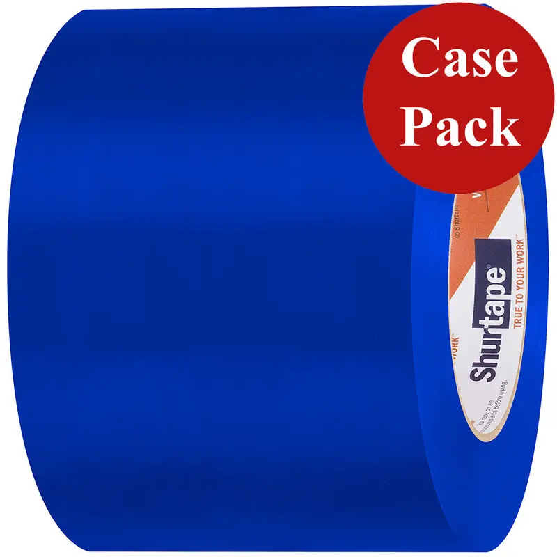 Shurtape Marine Heat Shrink Tape – Uv-Resistant Blue Tape, 96 Mm × 55 M, Straight Edge, Case Of 12 Rolls [105740C] 1