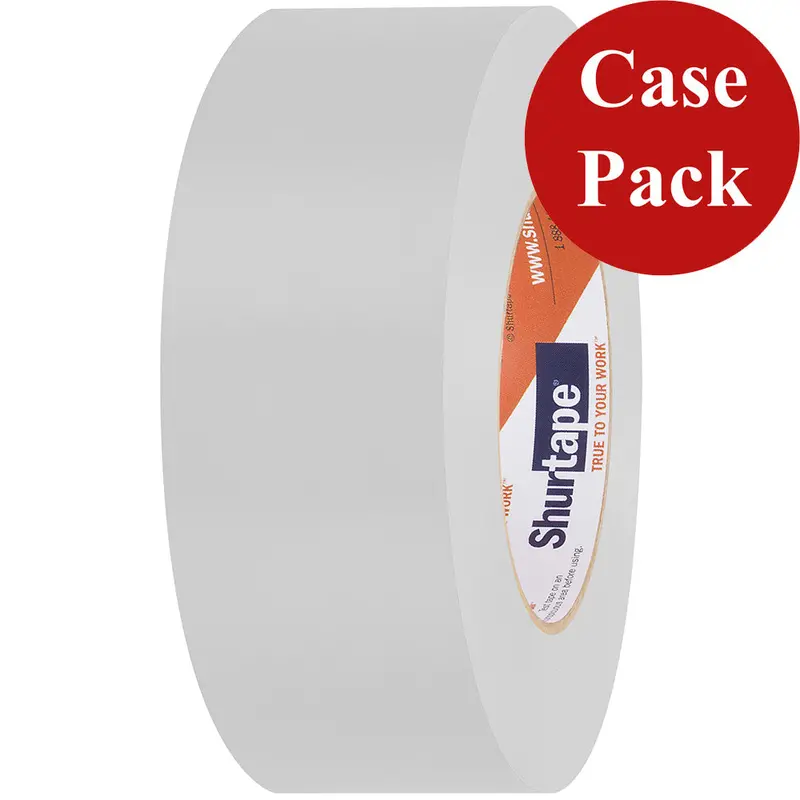 Shurtape Marine Heat Shrink Tape – Uv-Resistant White Tape, 48 Mm × 55 M, Straight Edge, Case Of 24 Rolls [105729C] 1