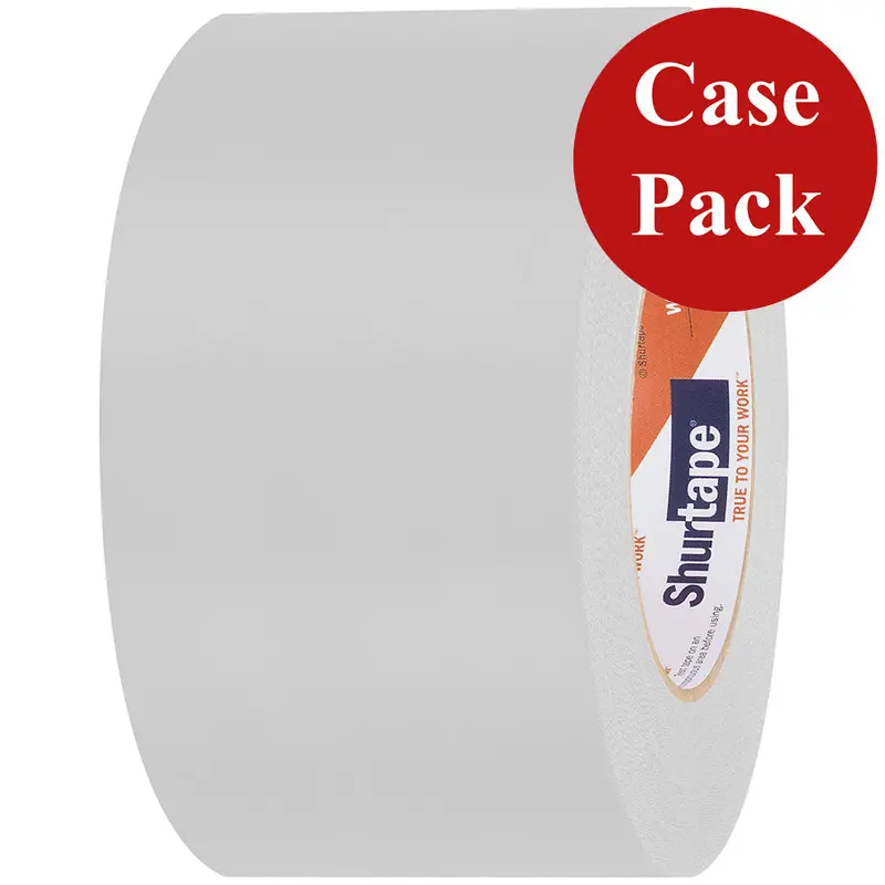 Shurtape Marine Heat Shrink Tape – Uv-Resistant White Tape, 72 Mm × 55 M, Serrated Edge, Case Of 16 Rolls [105736C] 1