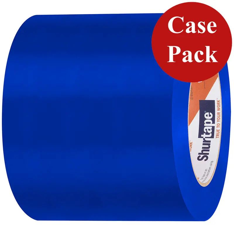 Shurtape Marine Hull Preservation Tape – Uv-Stable Blue Tape, 96 Mm × 33 M, Straight Edge, Case Of 12 Rolls [105750C] 1