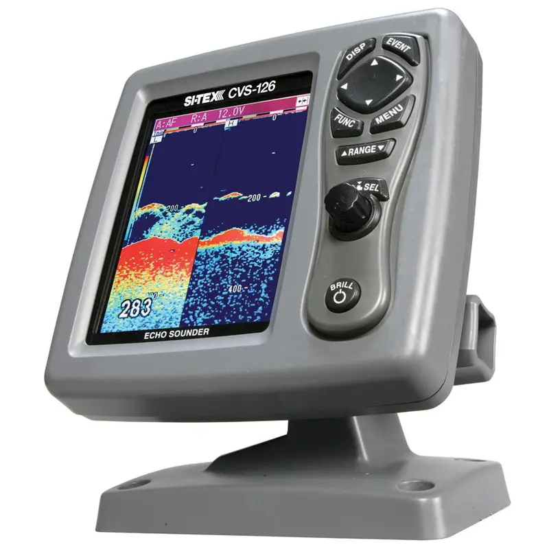 Si-Tex Cvs-126 Dual-Frequency Color Echo Sounder – Chirp Sonar With Depth & Bottom Imaging, Model Cvs-126 1