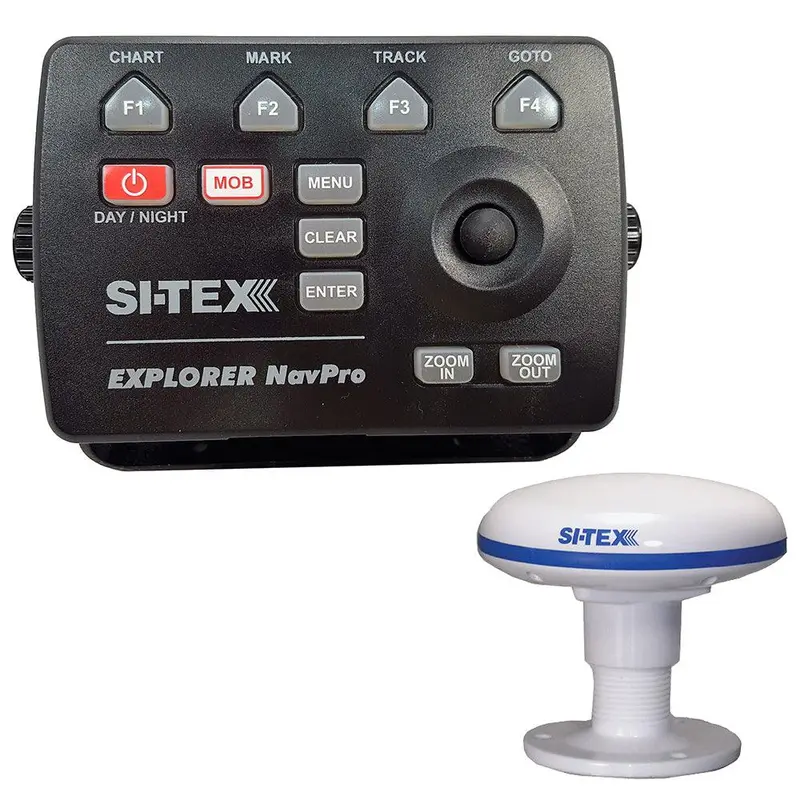 Si-Tex Explorer Navpro Chartplotter With Built-In Wi-Fi And Gpk-11 Gps Antenna 1