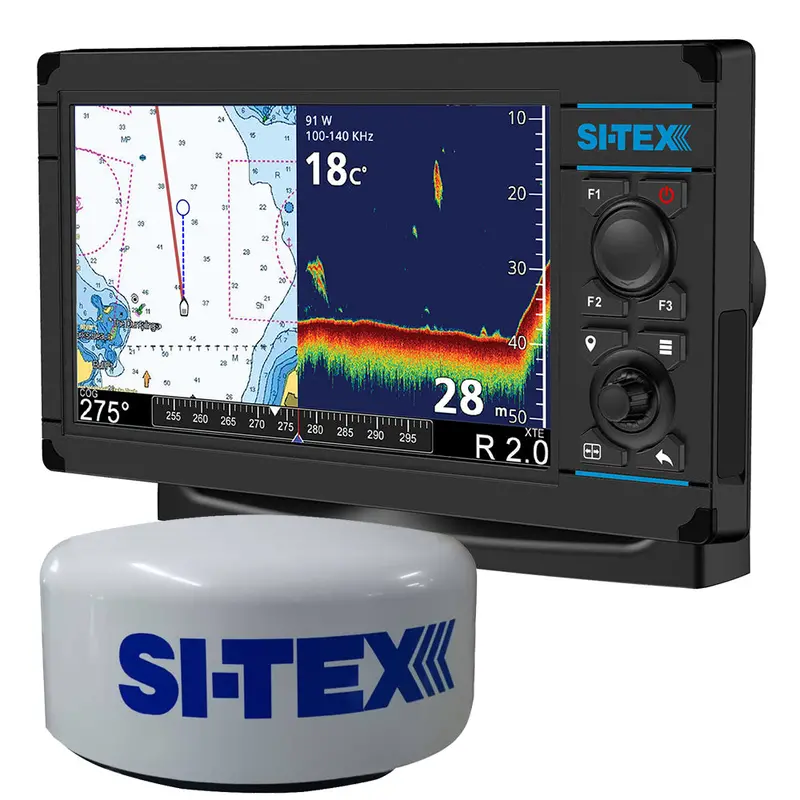 Si-Tex Navpro 900 Chartplotter With Mds-15 Wifi Radar – 20" Hi-Res Radome & 15M Cable [Navpro900R] 1