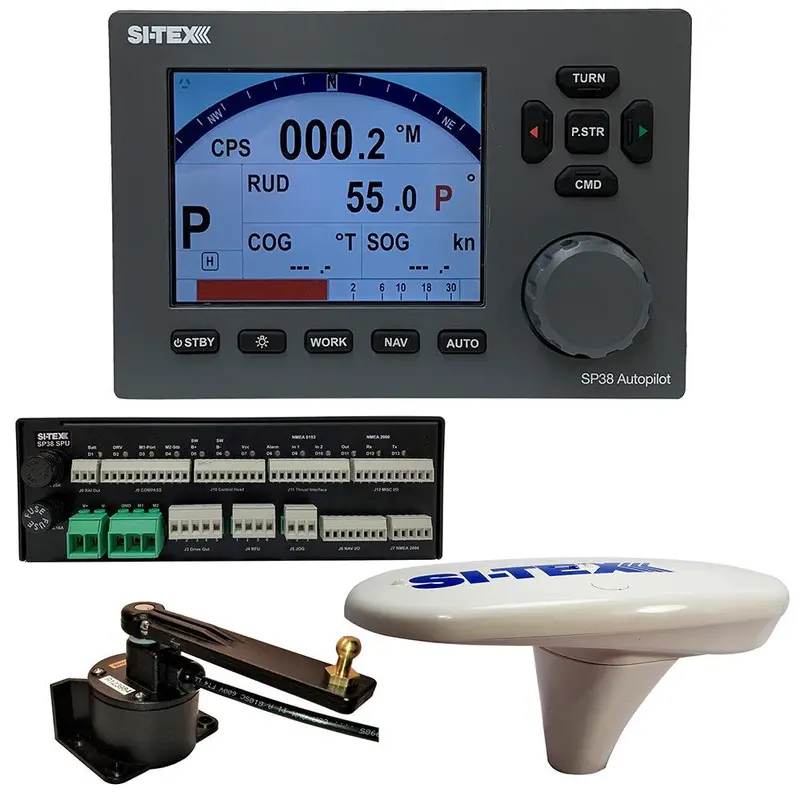 Si-Tex Sp38-18 Autopilot Core Pack – Includes Compact Gps Compass & Rotary Feedback (No Pump) 1