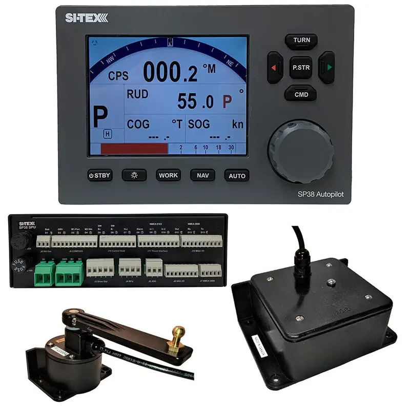 Si-Tex Sp38-2 Autopilot Core Package – Fluxgate Compass + Rotary Feedback (No Pump) 1
