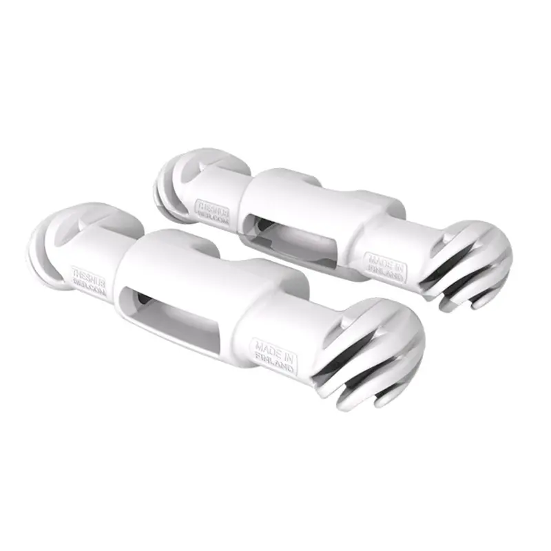Snubber Fender Set – White, Two-Piece Marine Dock Cushion Kit [S51208] 1
