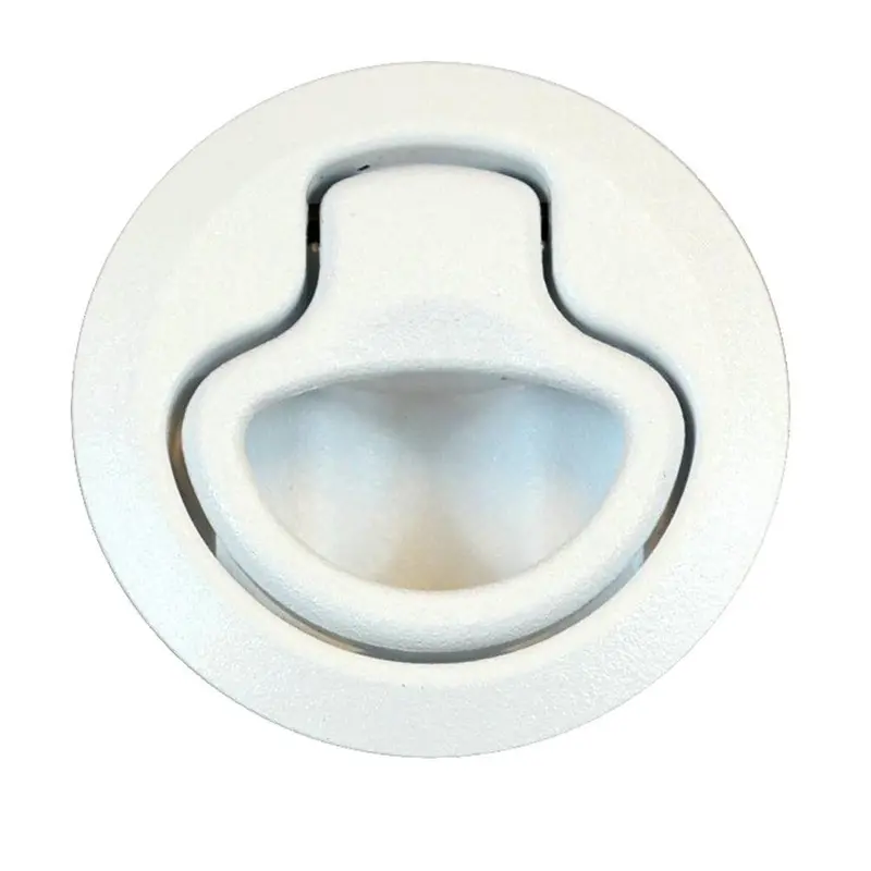 Southco M1-63-1 Non-Locking Pull-To-Open Flush Latch (White Plastic) 1