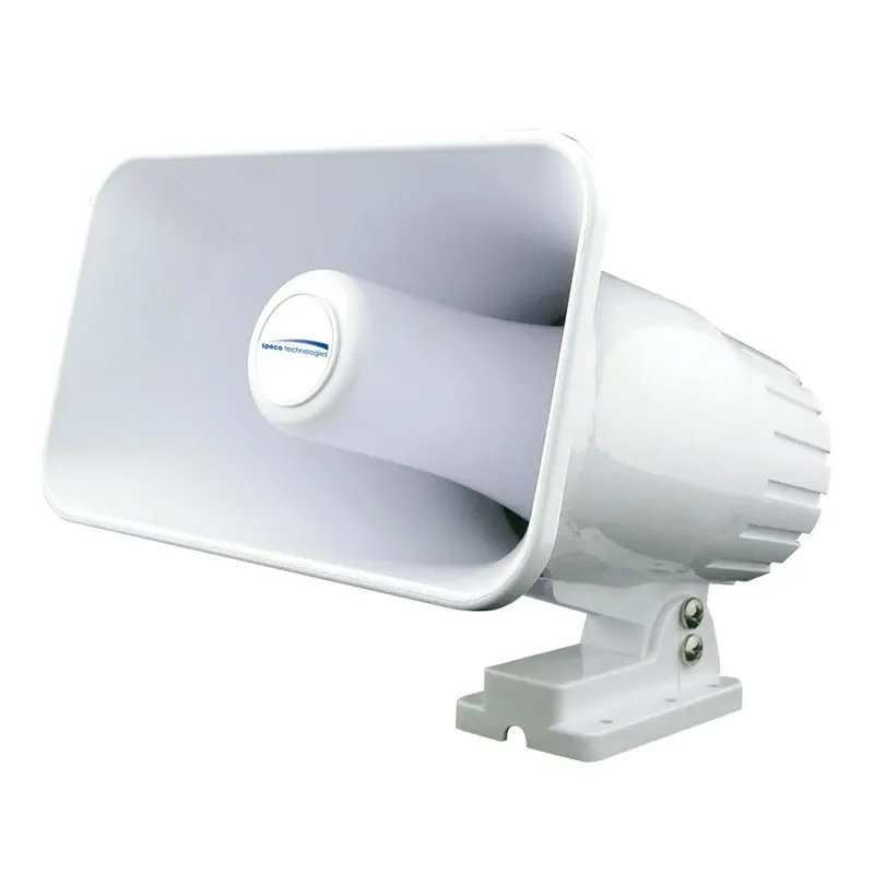 Speco Spc12Rp 4" × 6" Weatherproof Horn Speaker – White, Pa-Grade 1