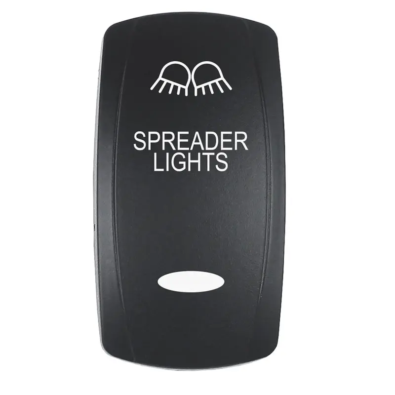 Spreader Light Activation Pacer Actuator For V-Series Contura Switches – Black, Top-And-Bottom Laser Etching [Ev2Le-Spdr] 1