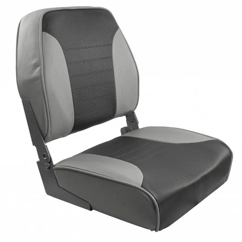 Springfield 1040653 Economy Folding Seat – Grey/Charcoal Multi-Color Design 1