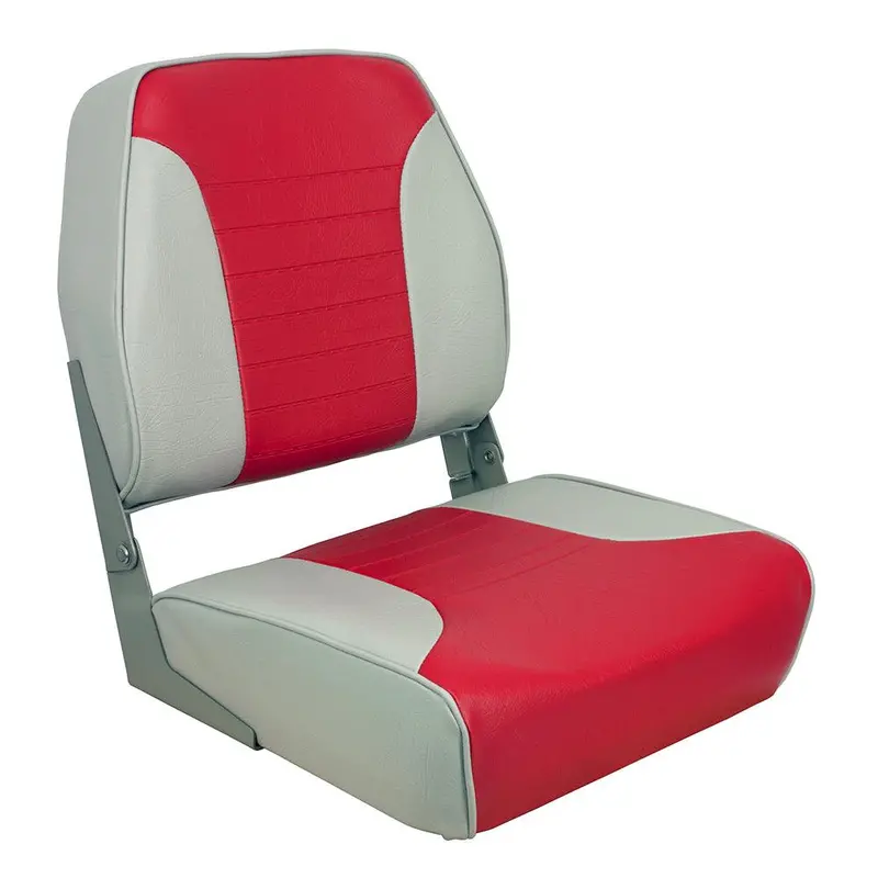 Springfield Economy Folding Seat – Two-Tone Grey/Red Design (1040655) 1