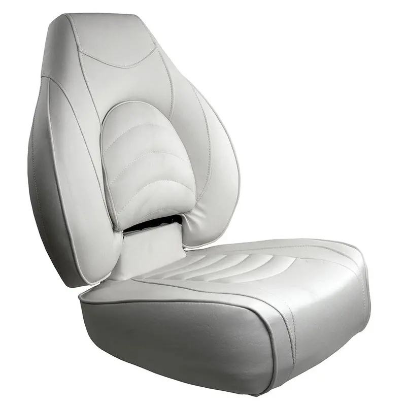 Springfield Fish Pro High-Back Folding Fishing Seat – Pure White 1
