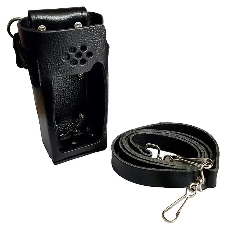 Standard Horizon Shc-18 Leather Carry Case With Belt Loop And Detachable Shoulder Strap 1