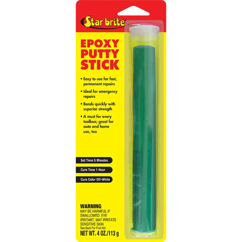 Star Brite General-Purpose Epoxy Putty Stick – 4 Oz Fast-Curing Repair Compound 1
