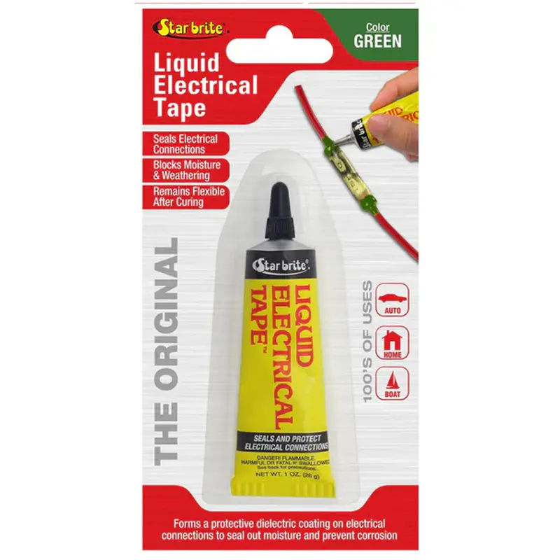 Star Brite Liquid Electrical Tape – Green, 1 Oz Bottle [84156] 1