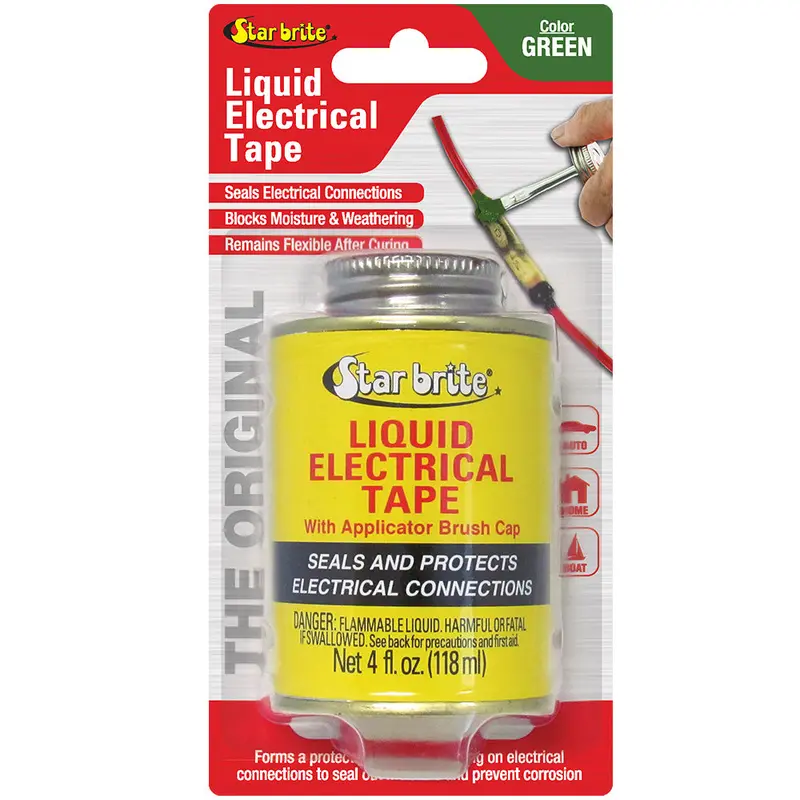 Star Brite Liquid Electrical Tape – Green, 4 Oz Bottle [84106] 1