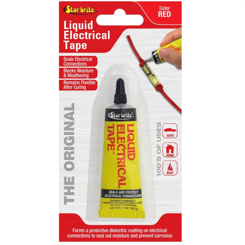 Star Brite Liquid Electrical Tape – Red, 1 Oz Bottle [84155] 1