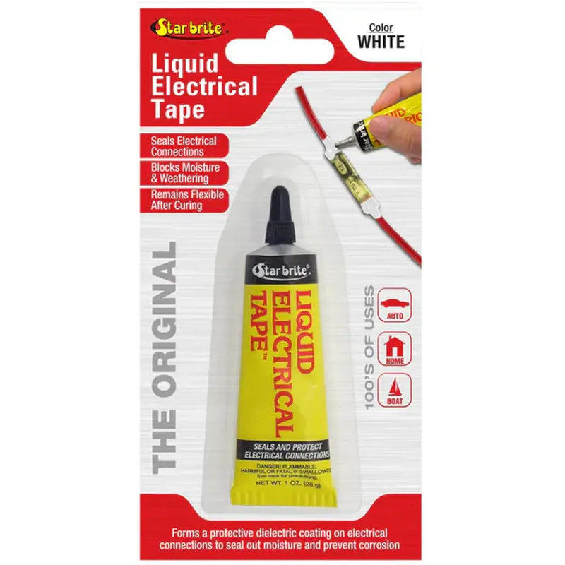 Star Brite Liquid Electrical Tape – White, 1 Oz Bottle [84157] 1