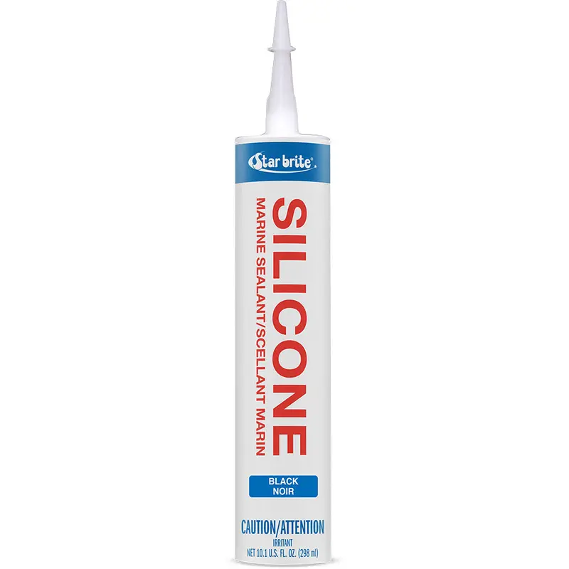 Star Brite Marine-Grade Silicone Sealant – Black, 10.3 Oz Tube [82123] 1
