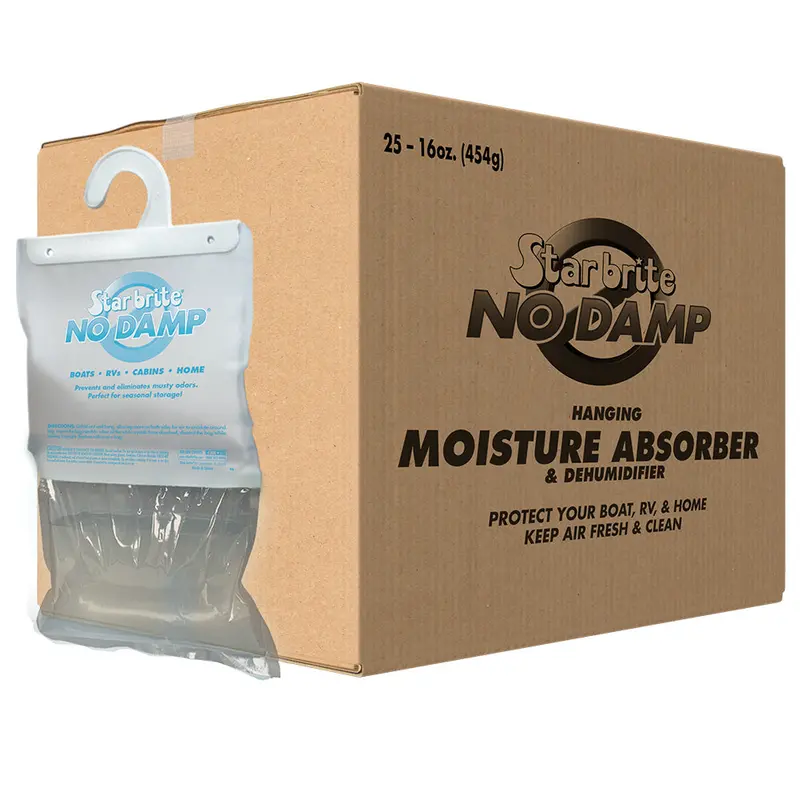 Star Brite No Damp Hanging Moisture Absorber – 16 Oz × 25-Pack Dehumidifier Bags [85472] 1