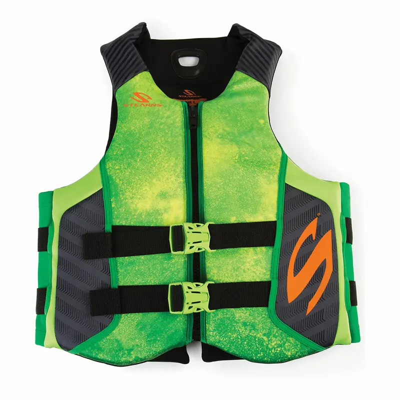 Stearns Adult Hydroprene Life Vest – Green, Medium Size 1
