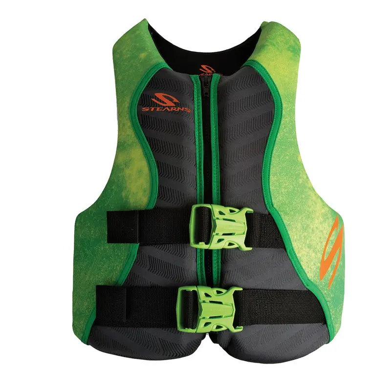 Stearns Youth Hydroprene Type Iii Life Vest – Green, 50–90 Lbs 1