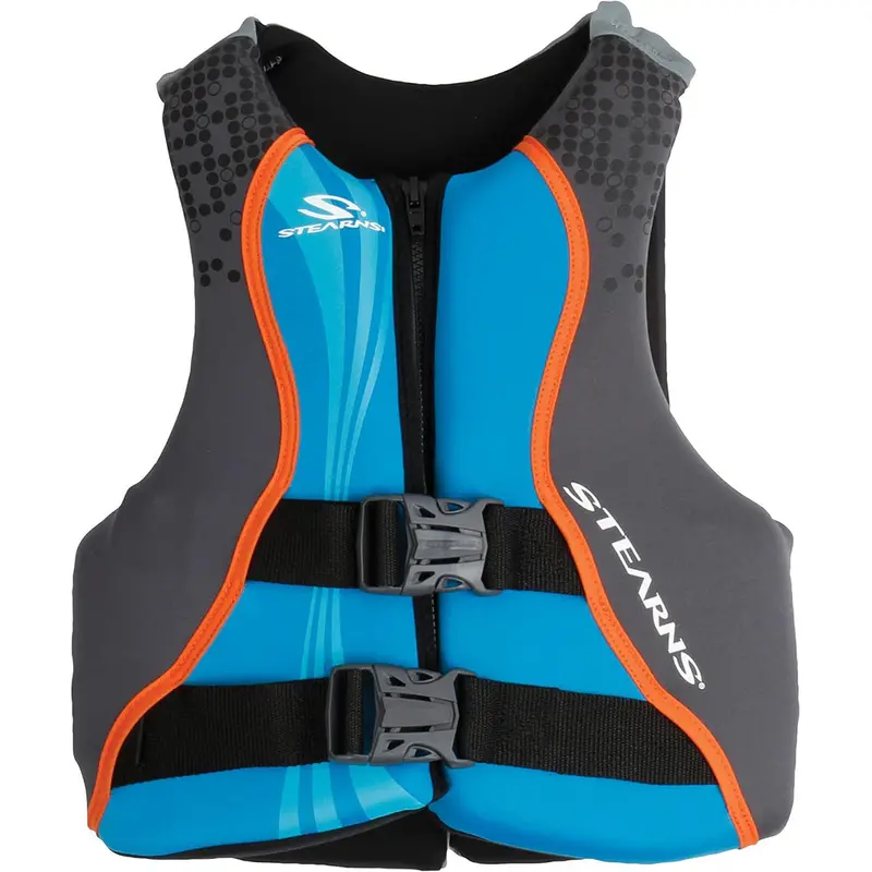 Stearns Youth Type Iii Hydroprene Life Vest – Blue/Grey, 50–90 Lbs [2000037953] 1