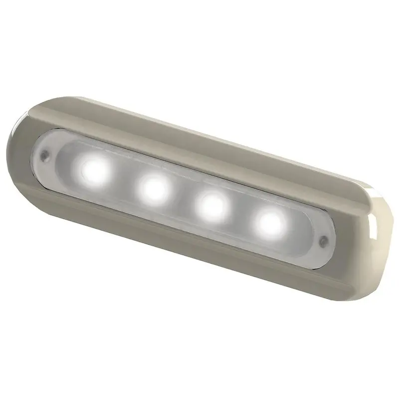 Taco 4-Led Flat-Mount Marine Deck Light – White Housing [F38-8800W-1] 1