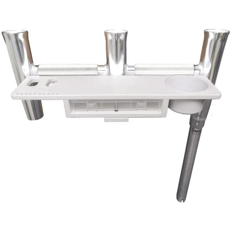 Taco Deluxe Offset Rod Holder Cluster – Stainless Steel, Trident Series [F31-0781Bxy-1] 1