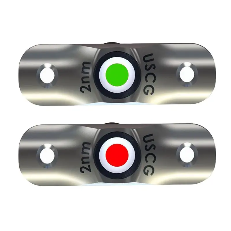 Taco Led Navigation Light Set – Rub Rail Mount, 2.5 Inch, Dual Color (F38-6800D) 1