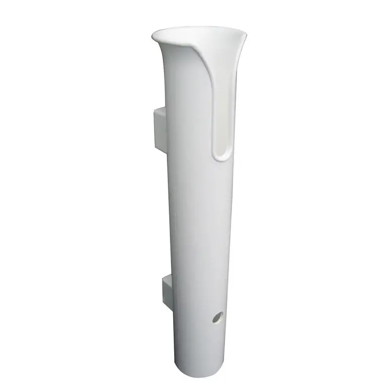 Taco P04-0111W Poly Stand-Off Rod Holder – White With Stainless Steel Mounting Hardware 1