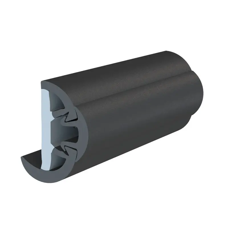 Taco Suproflex 1-5/8-Inch Black Rub Rail Kit With Flexible Vinyl Overlay – 60-Foot Length [V11-9991Bbk60-2] 1
