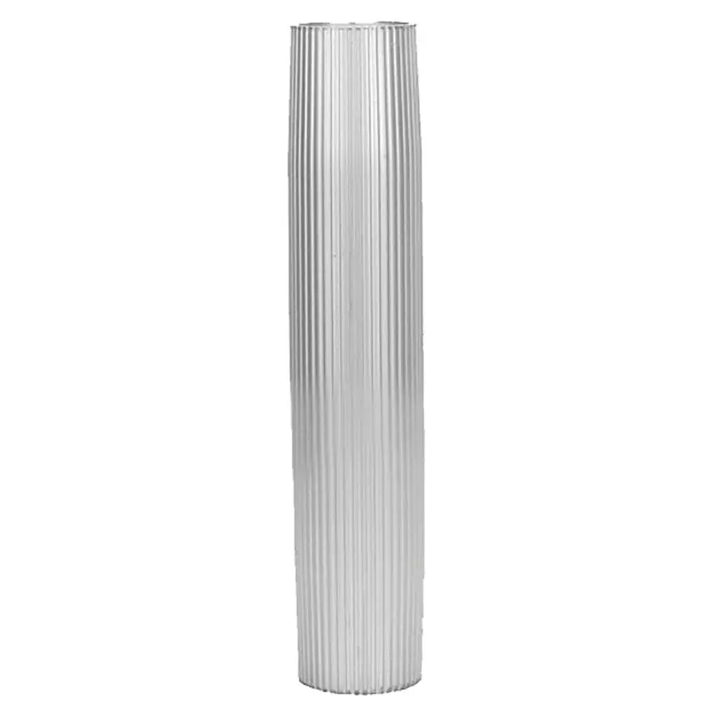 Taco Z60 Aluminum Ribbed Table Pedestal – 2-3/8" Od, 26" Height [Z60-8266Vel26-2] 1