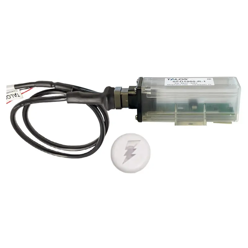 Talos Remote Lightning Detector – 10-Foot Cable, White Round Indicator With Translucent Housing 1