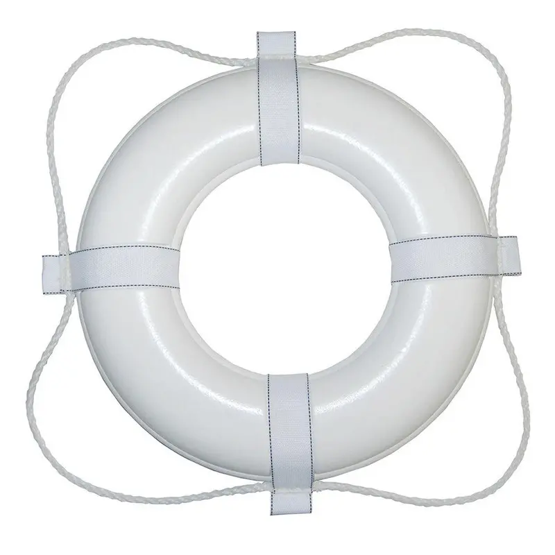 Taylor Made 20-Inch Foam Ring Buoy With White Grab Line 1