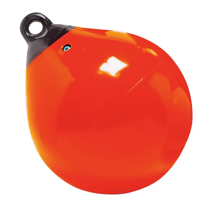 Taylor Made 9-Inch Orange Inflatable Vinyl Buoy – Tuff End Series [61140] 1