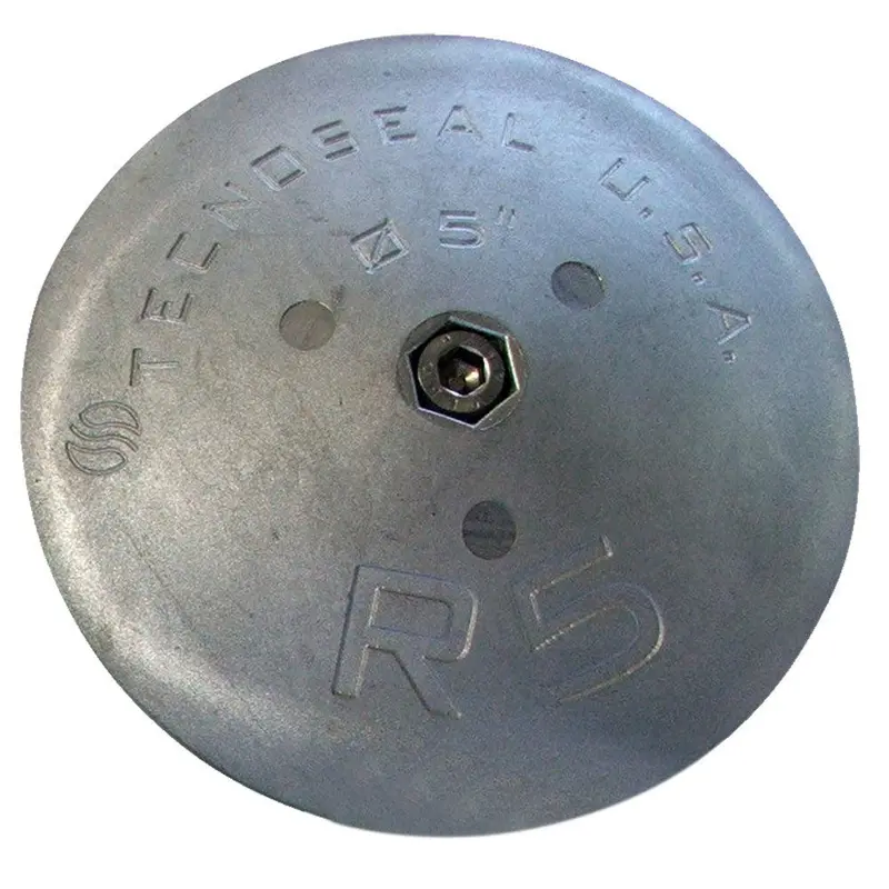 Tecnoseal R5Al Aluminum Rudder Anode – 5" X 7/8" Dimensions 1