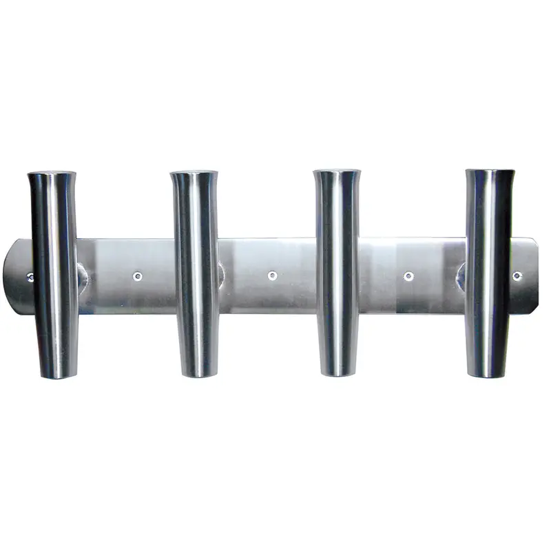 Tigress 4-Rod Aluminum Transom Mount Rod Holder – 28-Inch Width [88144-1] 1