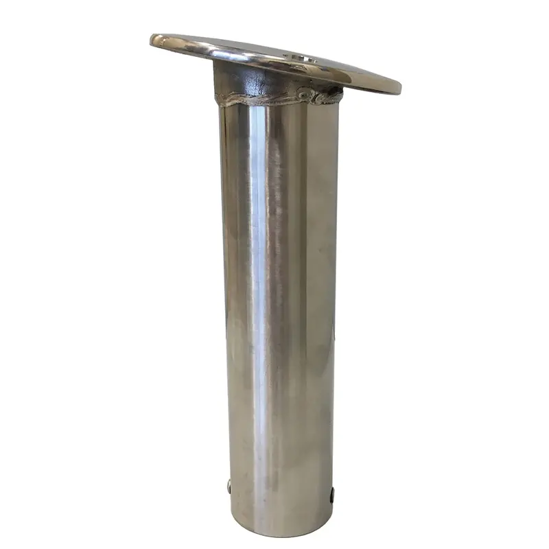 Tigress Economy Stainless Steel Gunwale-Mount Rod Holder – 15° Tilt [77271] 1