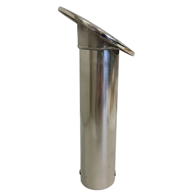 Tigress Economy Stainless Steel Gunwale-Mount Rod Holder – 30° Tilt [77273] 1