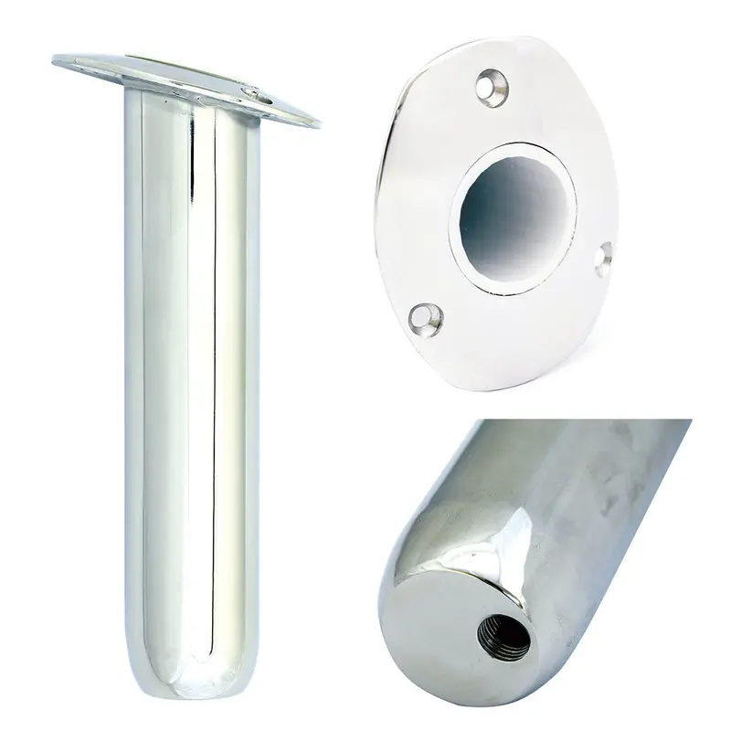 Tigress Oval Head Closed-Base Rod Holder – 0° Angle, 9-Inch Length [88537] 1