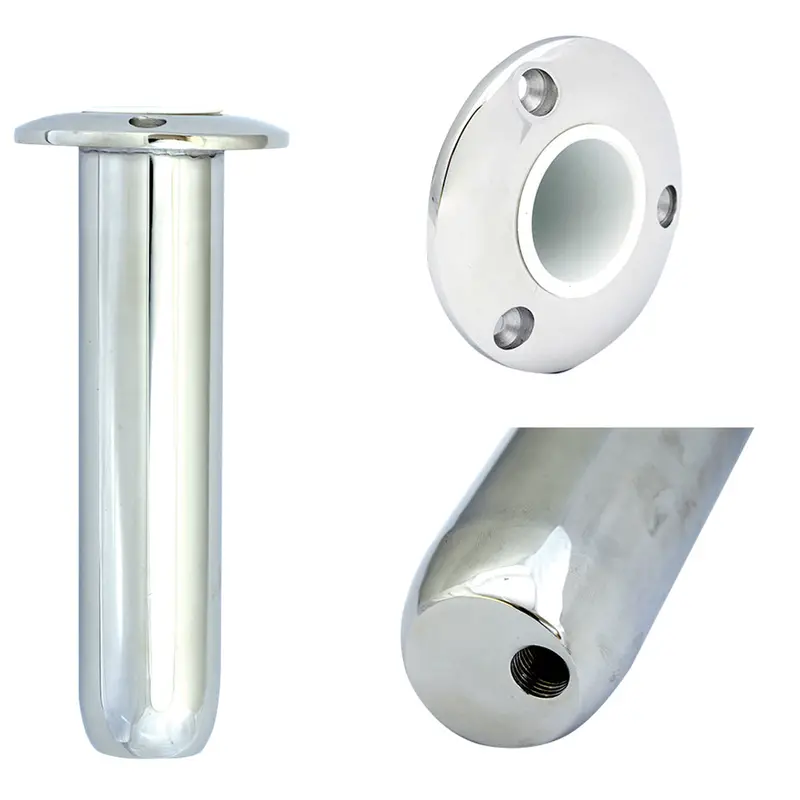 Tigress Round-Head Zero-Degree Closed-Base Rod Holder – 9-Inch Fixed Mount [77902] 1