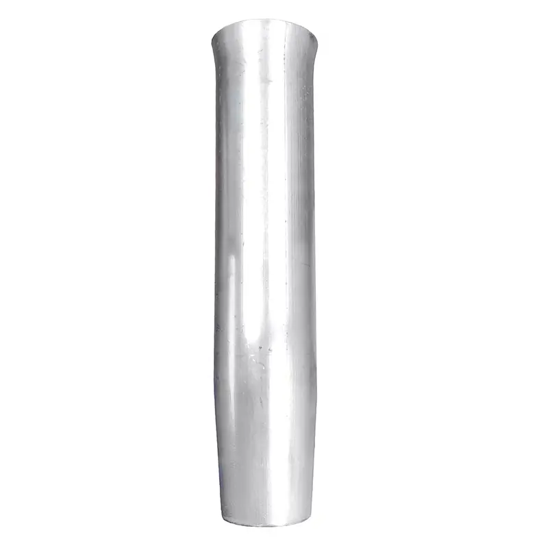 Tigress Weld-On Aluminum Flared Rod Holder – 10-Inch, Mill-Finished, No Blade [66414] 1