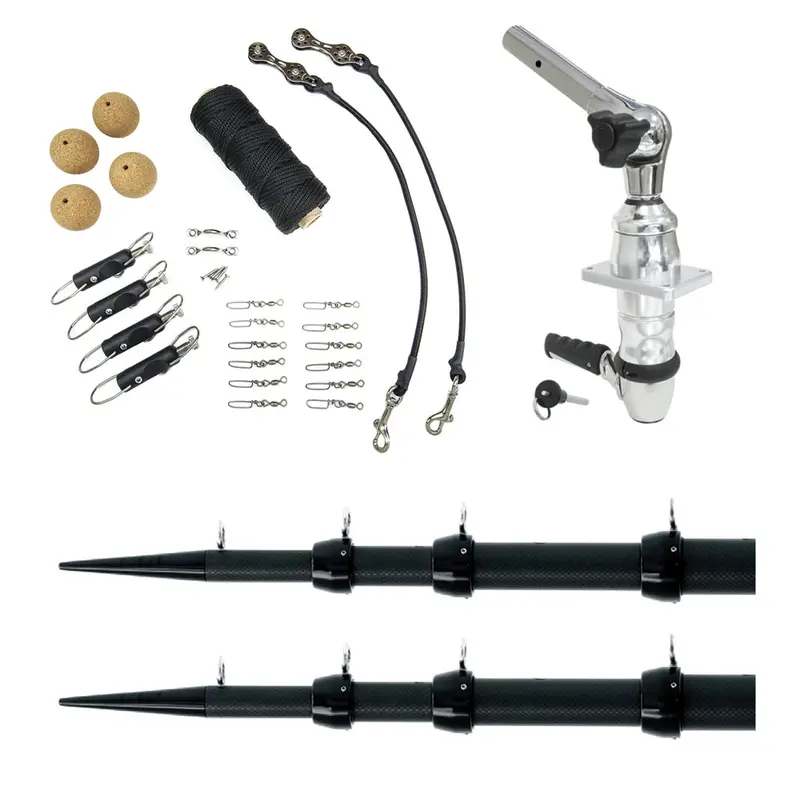 Tigress Xd Top Mount System – 18-Foot Carbon Fiber Rigging Kit, All-Black [88679-00] 1