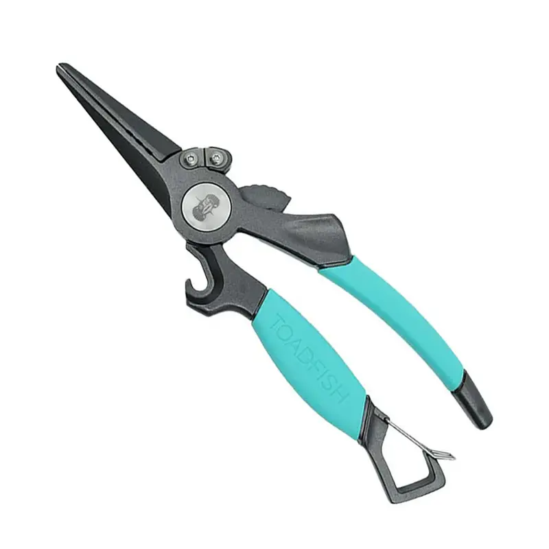 Toadfish 8063 Elite Series Pliers – Ergonomic Saltwater-Fishing Pliers With Wire Cutter & Hook Remover 1