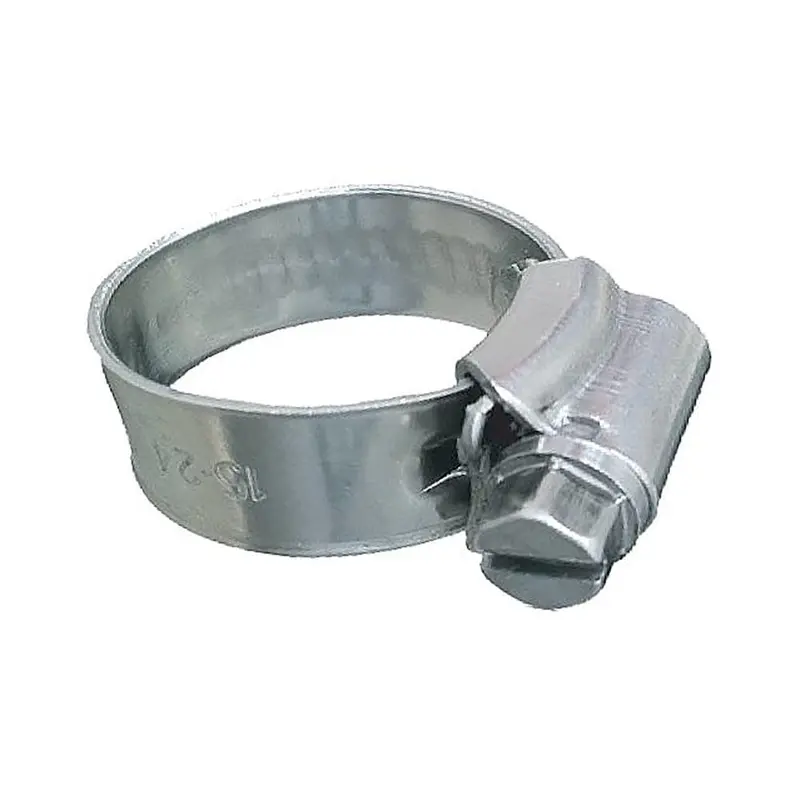 Trident 316 Ss Worm Gear Hose Clamp – 3/8" Band, 7/16"–21/32" Range (Sae #4, 10-Pack) 1
