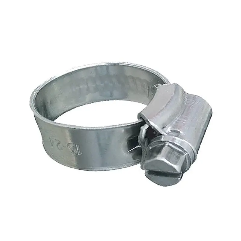 Trident 316 Stainless Steel Worm Gear Clamp – 3/8" Band, 3/4"–1-1/8" Range (Sae #10, 10-Pack) 1
